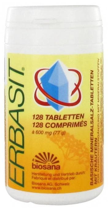 Biosana Erbasit Powder of Basic Mineral Salts of Plants 128 Tablets