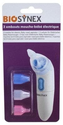 Biosynex - 3 Nozzles for Electric Baby Nasal Aspirator