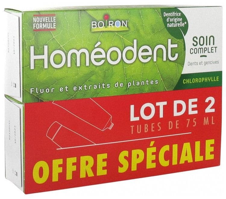 Boiron Homéodent Complete Care for Teeth and Gums 2 x 75ml Flavour: Chlorophyl
