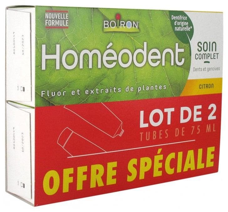 Boiron Homéodent Complete Care for Teeth and Gums 2 x 75ml Flavour: Lemon