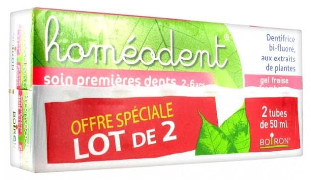 Boiron Homéodent First Teeth Care 2-6 years old 2x50ml