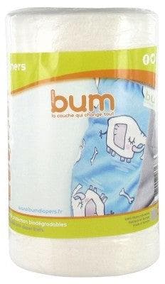 Bum diapers - Biodegradable Cloth Diaper Liners Roll of 100