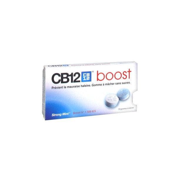 CB12 Boost Strong Mint 10 Gums To Chew