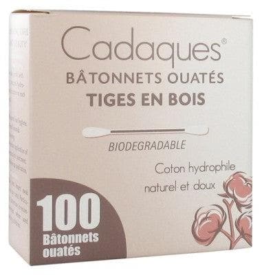 Cadaques - 100 Cotton Swabs Wooden Rods