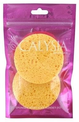 Calysia - 2 Round Natural Cellulose Sponges
