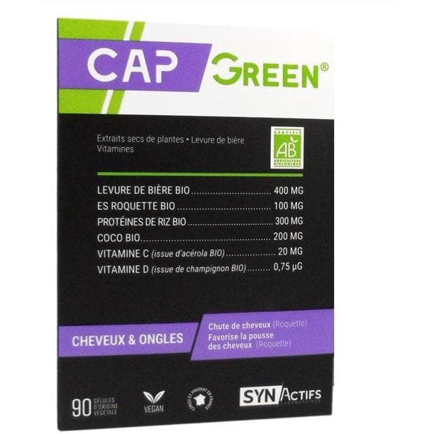 Cap-Actifs CapGreen For Hair and Nails 90 Days