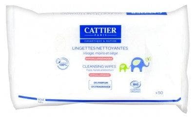 Cattier - 50 Cleansing Wipes