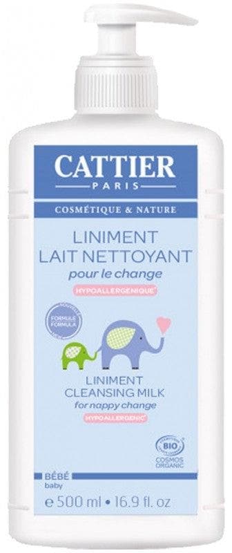 Cattier Baby Hypoallergenic Liniment Cleansing Milk for Nappy Change 500ml