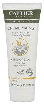 Cattier - Dry Hands Cream Organic 75ml