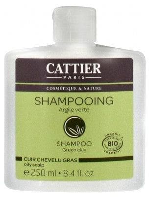Cattier - Oily Scalp Green Clay Shampoo Organic 250ml