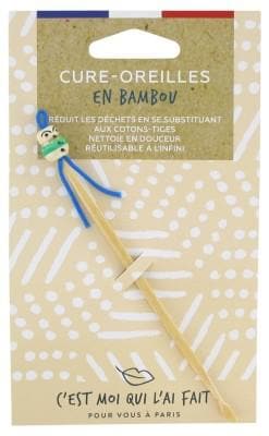 C'est Moi Qui l'Ai Fait - Bamboo Ear Cleaner - Colour: Blue/Green
