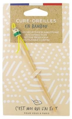 C'est Moi Qui l'Ai Fait - Bamboo Ear Cleaner - Colour: Yellow/Green