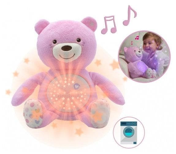 Chicco First Dreams Bear Cub Spotlight 0 Month and + Colour: Pink
