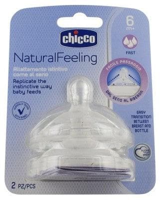 Chicco - Natural Feeling 2 Fast Flow Teats 6 Months and +