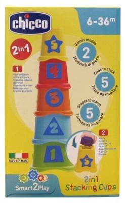Chicco - Smart2Play Stacking Cups 2-in-1 6-36 Months