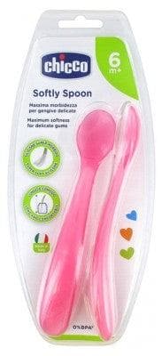 Chicco - Softy Spoon 2 Softly Spoons 6 Months and +