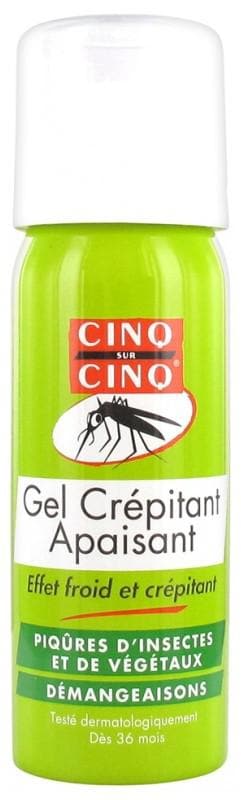 Cinq sur Cinq Soothing Crackling Gel Insects and Plants Bites 50ml