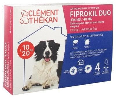 Clément Thékan - Fiprokil Duo 134mg/40mg Dogs 4 Pipettes