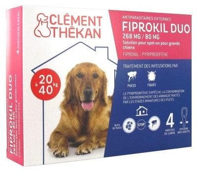 Clément Thékan - Fiprokil Duo 268mg/80mg Big Dogs 4 Pipettes