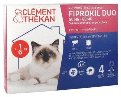 Clément Thékan - Fiprokil Duo 50mg/60mg Cats 4 Pipettes