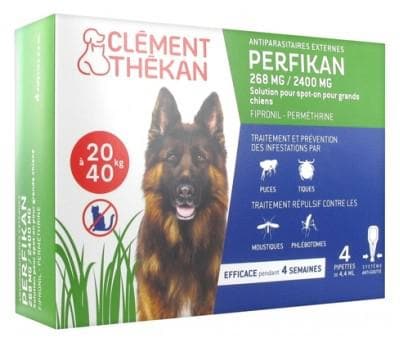 Clément Thékan - Perfikan 268mg/2400mg Large Dogs 4 Pipettes