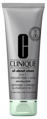 Clinique - Anti-Pollution 2in1 Charcoal Mask + Scrub 100ml