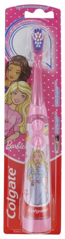 Colgate Barbie Battery Toothbrush Colour: Glittery Pink