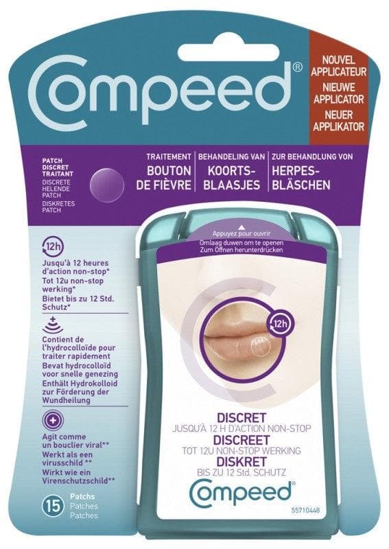 Compeed Discreet Patch Treating Fever Blister 15 Patches