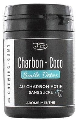 Denti Smile - Charbon Coco Sugar-Free Mint 40 Chewing-Gums