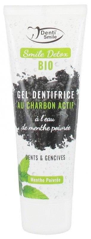 Denti Smile Detox Bio Toothpaste Gel with Active Charcoal Peppermint 75ml