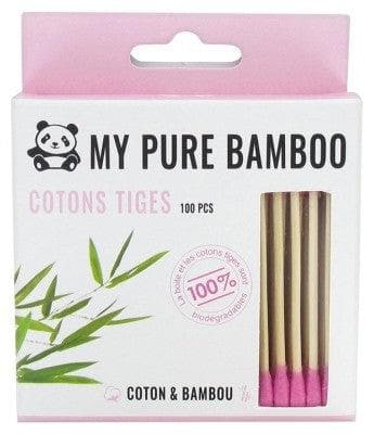 Denti Smile - My Pure Bamboo Cotton Buds Coloured 100 Pieces