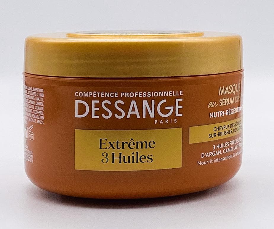 Dessange -Extreme 3 Huiles Nutri-Regenerating Fondant Mask for Hair Damaged by Heat Styling Hair Repair Mask for Dry and Damaged Hair - 250 ml