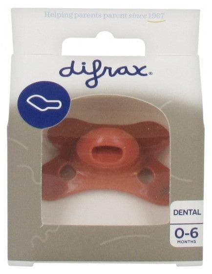 Difrax - Dental Soother 0 to 6 Months - Model: Brick
