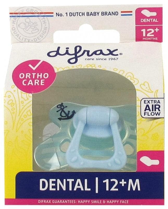 Difrax - Dental Soother 12 Months + - Model: Cool