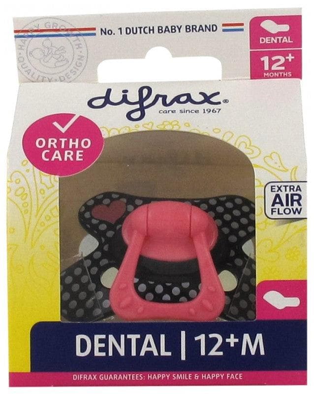 Difrax - Dental Soother 12 Months + - Model: Diva