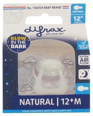 Difrax - Natural Soother Glow In The Dark 12 Months +