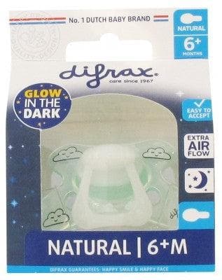 Difrax - Natural Soother Glow In The Dark 6 Months +