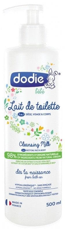 Dodie 3 in 1 Cleansing Milk 3-in-1 Seat Face & Body 500ml