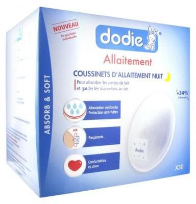 Dodie - Breastfeeding 30 Night Breast Pads