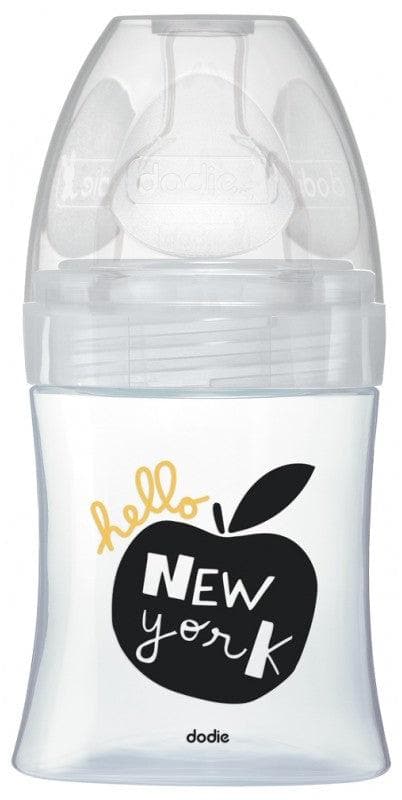 Dodie Glass Baby Bottle Sensation+ 150ml Flow 1 0-6 Months Model: New York