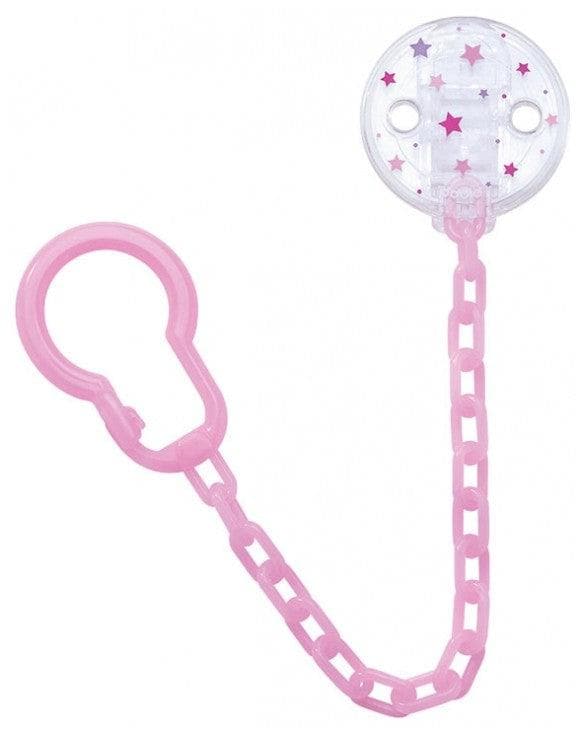 Dodie - Soother Chain - Colour: Pink