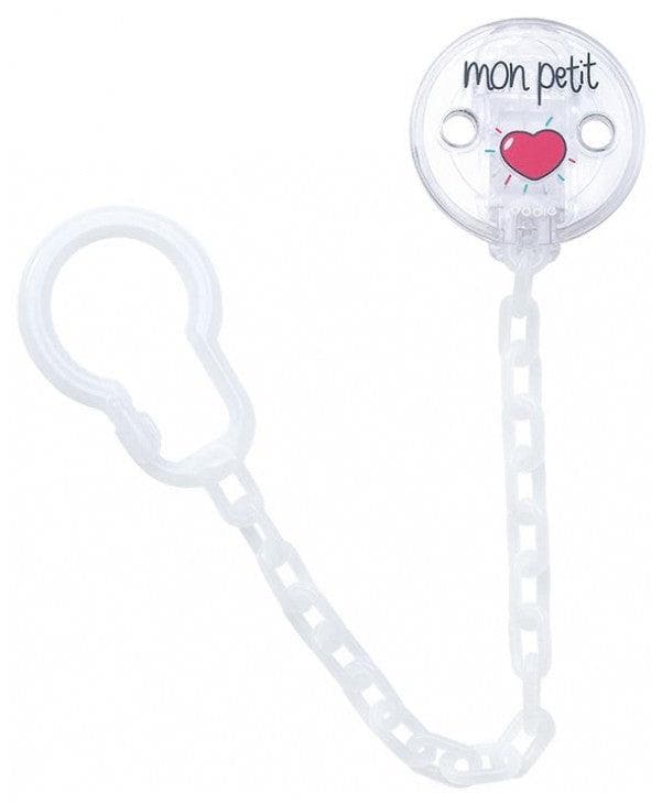 Dodie - Soother Chain - Colour: Transparent