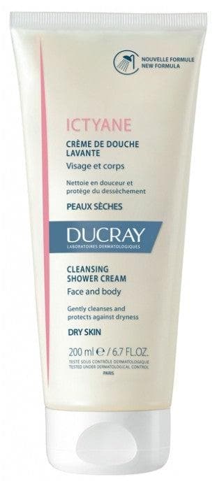 Ducray Ictyane Cleansing Shower Cream Face and Body 200ml
