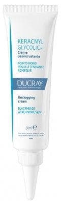 Ducray - Keracnyl Glycolic+ Unclogging Cream 30ml