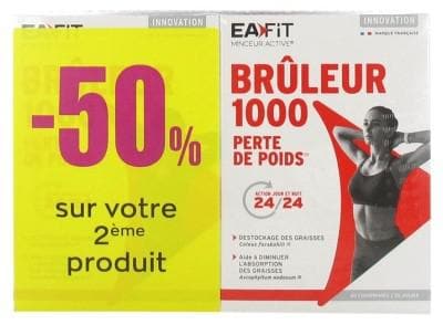 Eafit - Burner 1000 Weight Loss 2 x 60 Tablets
