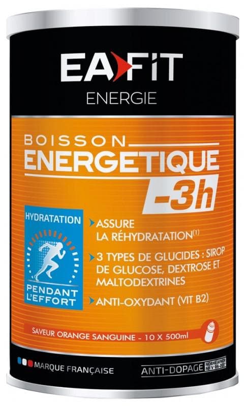 Eafit Energy Energetic Drink -3h 500g Flavour: Blood Orange