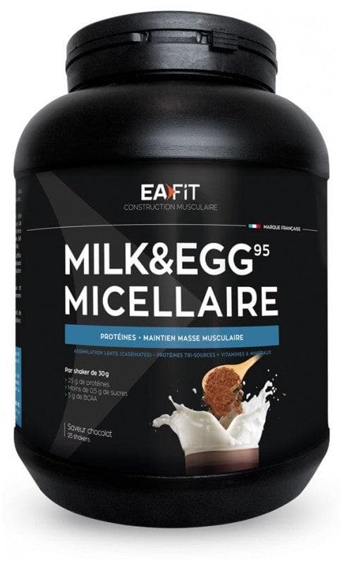 Eafit Muscle Construction Milk & Egg 95 Micellar 750g Taste: Chocolate