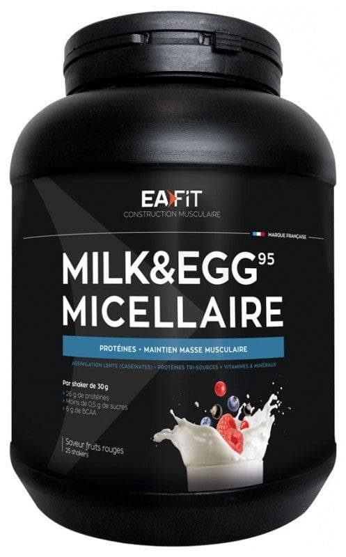 Eafit Muscle Construction Milk & Egg 95 Micellar 750g Taste: Red Fruits
