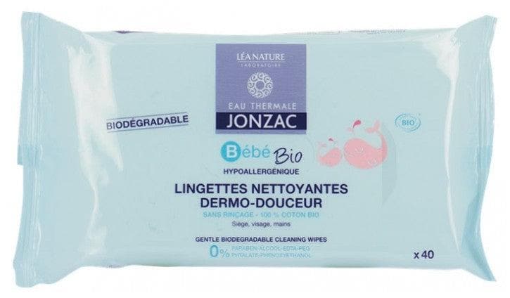 Eau de Jonzac Bébé Bio Gentle Biodegradable Cleaning Wipes 40 Wipes