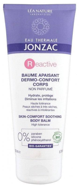 Eau de Jonzac REactive Organic Skin-Comfort Soothing Body Balm 200ml
